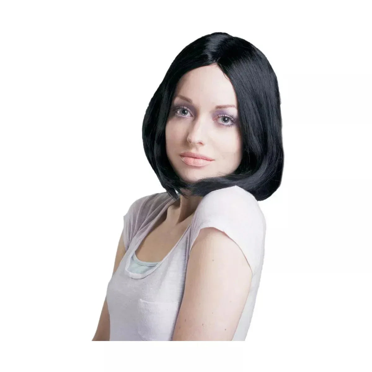 Strait Hair Black Bob Wig USA Party Party Store, Rental, Balloon