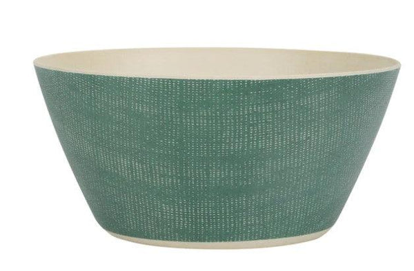 Botanical Green Bamboo Melamine Serving Bowls 3ct Unique