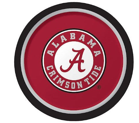 Alabama Crimson Tide Dessert Plates,9" - 8 count