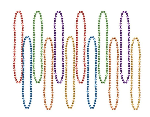 Mardi Gras Assorted Beads