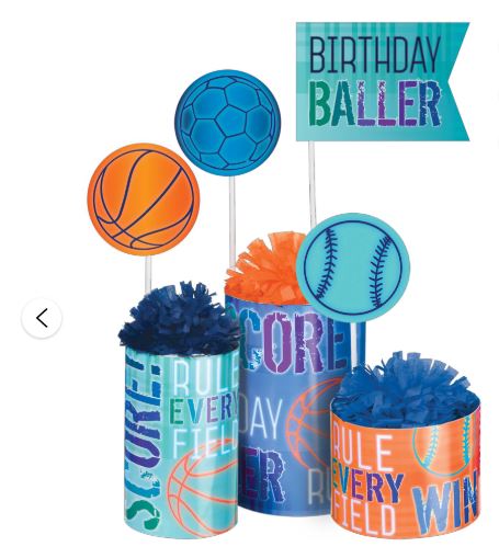 Birthday Baller Table Centerpiece Amscan