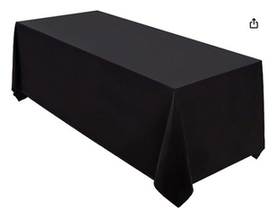 Black Rectangle Linen