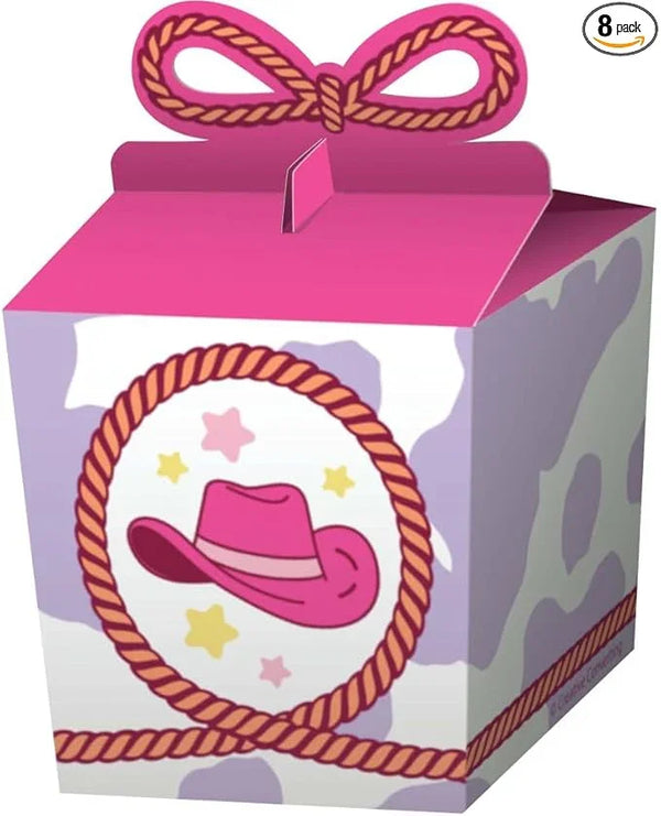 Boots And Bows Favor Boxes (8)8 Ct Creative Converting