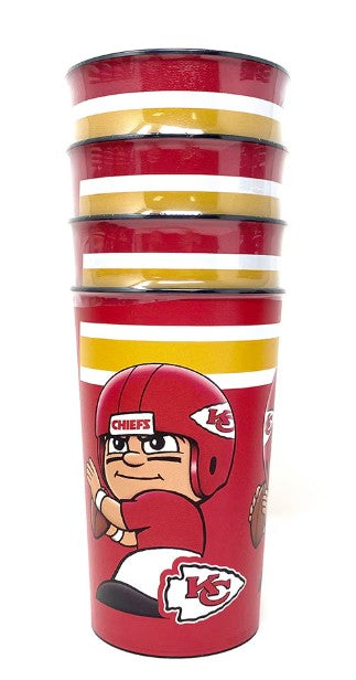 Kansas City Chiefs Party Cup 4 Pack USA Party Store