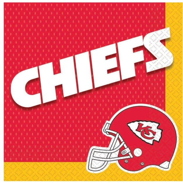 Kansas City Chiefs Lunch Napkins 16ct Amscan