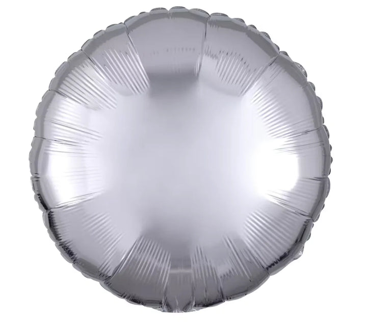 Mylar Metallic foil balloon 18", Round USA Party Store