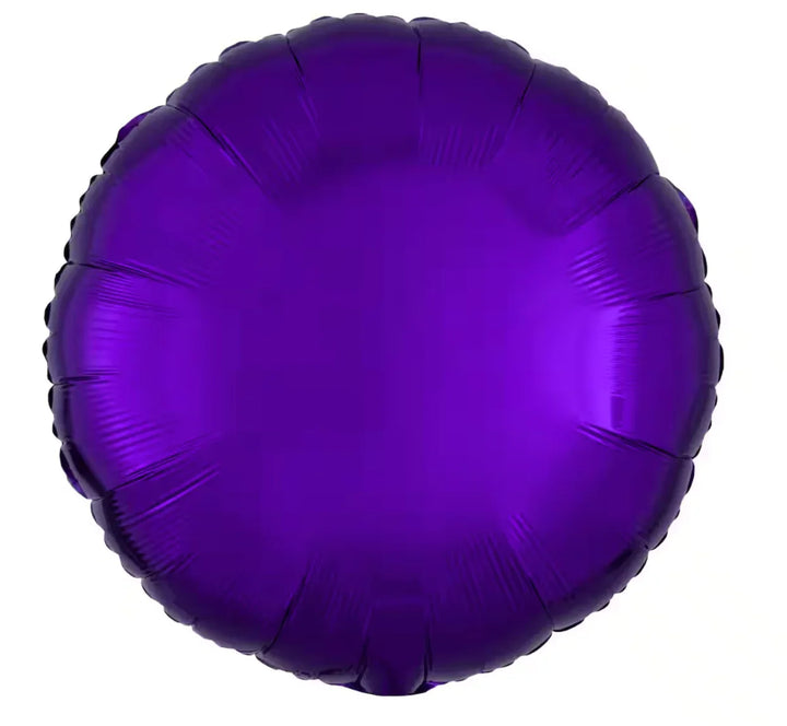 Mylar Metallic foil balloon 18", Round USA Party Store