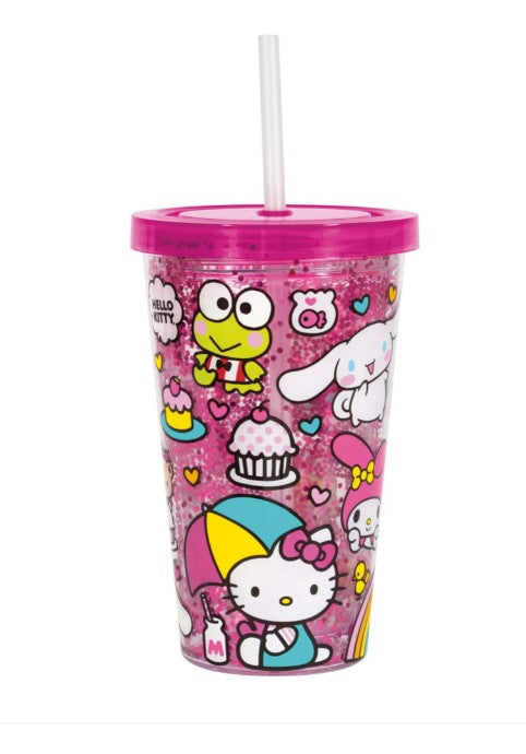 Hello Kitty and Friends Birthday Pink Party Favour Cup, 16 Oz, 1 Count Unique