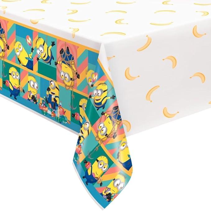 Despicable Me Rectangular Plastic Tablecover - (54" x 84") 1 Piece Unique