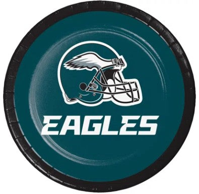 Philadelphia Eagles 7" Luncheon Plate 8 ct Creative Converting