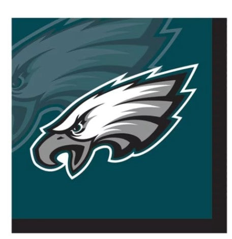 Philadelphia Eagles 16pk Beverage Napkins Creative Converting