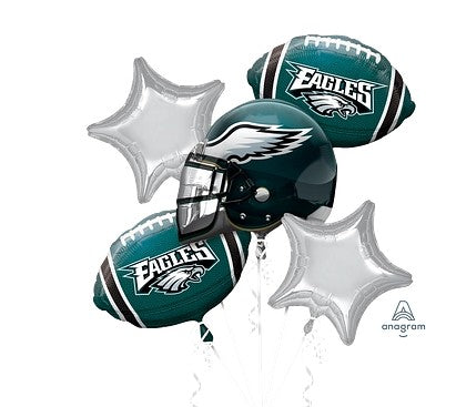 Philadelphia Eagles Foil Balloon Bouquet Balloon Packages