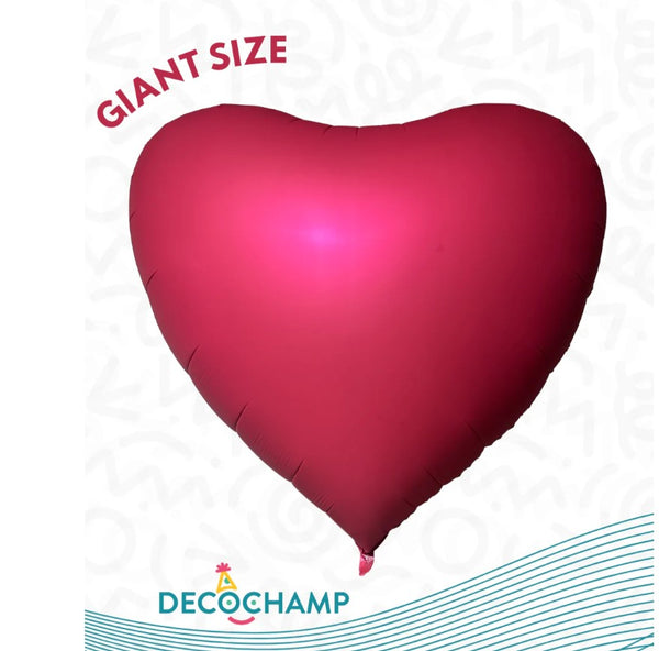 DecoHeart Red Balloon 68" decochamp