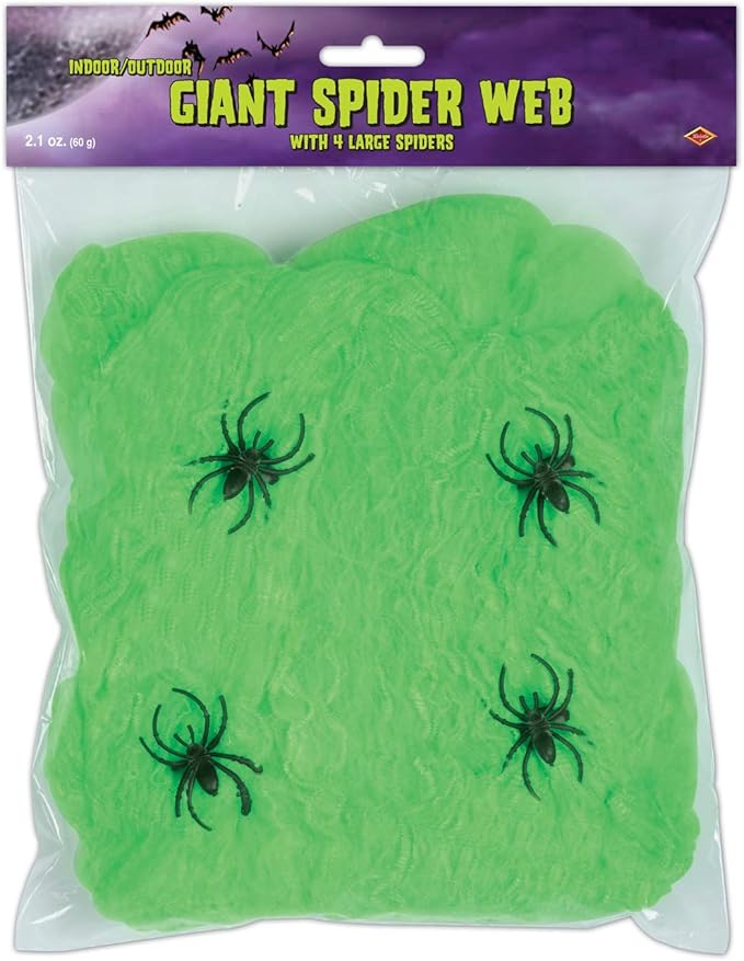 Spider Web Green Beistle
