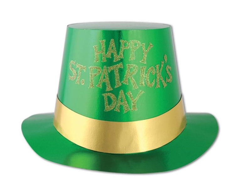 Glittered St Patrick's Day Foil Hi-Hat Beistle