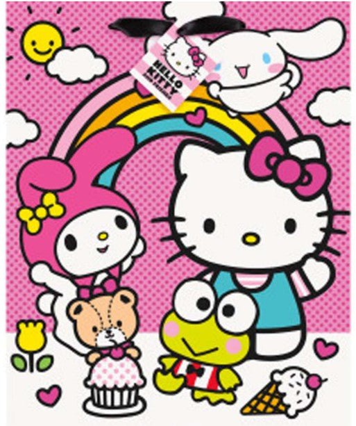 Hello Kitty and Friends Large Gift Bag, 1 Count Unique