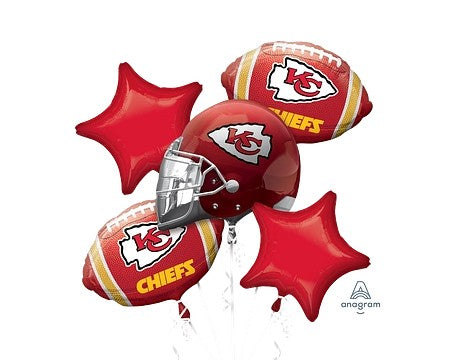 Kansas Chiefs Balloon Bouquet Balloon Packages