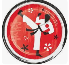 Karate Party 7in plates 8ct Creative Converting