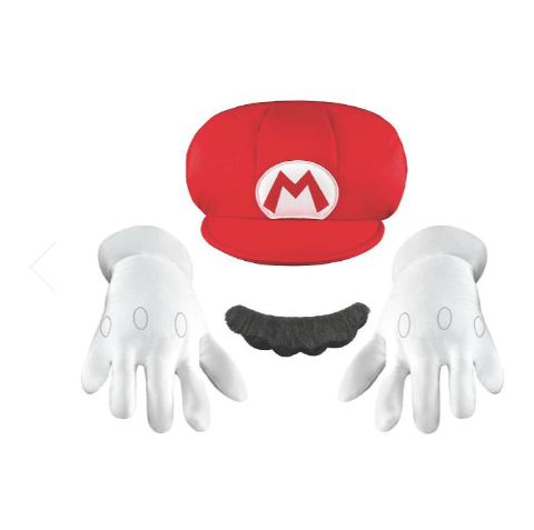 Kid's Super Mario Bros.™ Mario Accessory Kit Morris Costumes