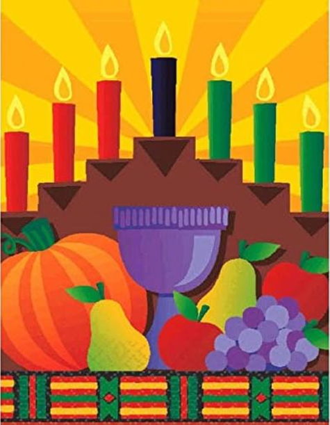 Kwanzaa Paper Table Cover - 54" x 102" Multicolor 1 Pc.