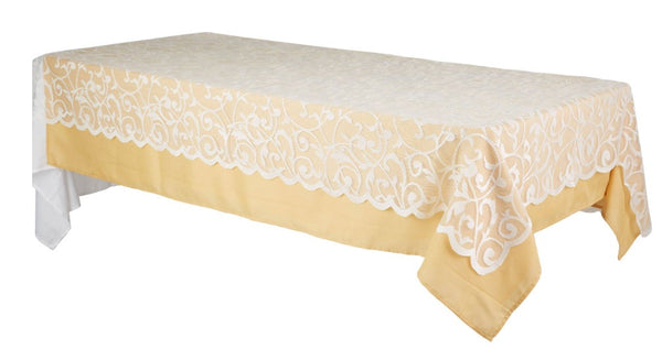 Divine Rectangular Lace Table Cloth Amscan