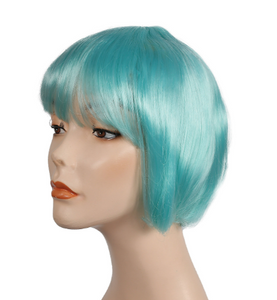 Lacey Costume Wig Light Blue