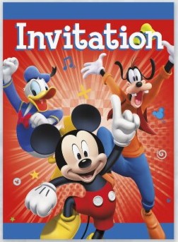 Mickey Mouse Invitations 8ct Amscan