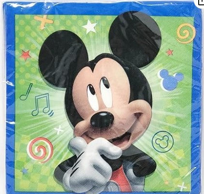 Mickey Mouse Lunch Napkins USA Party Store