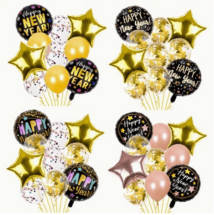 New Years Balloon Bouquet USA Party Store