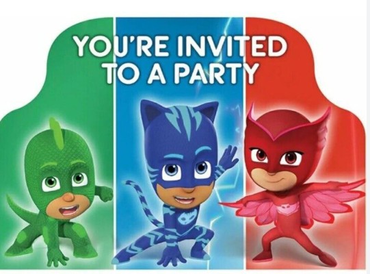 PJ Masks Invitations Amscan