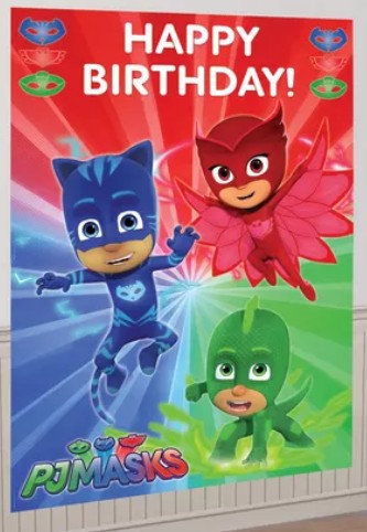 PJ Masks Scene Setter Wall Decorations Amscan