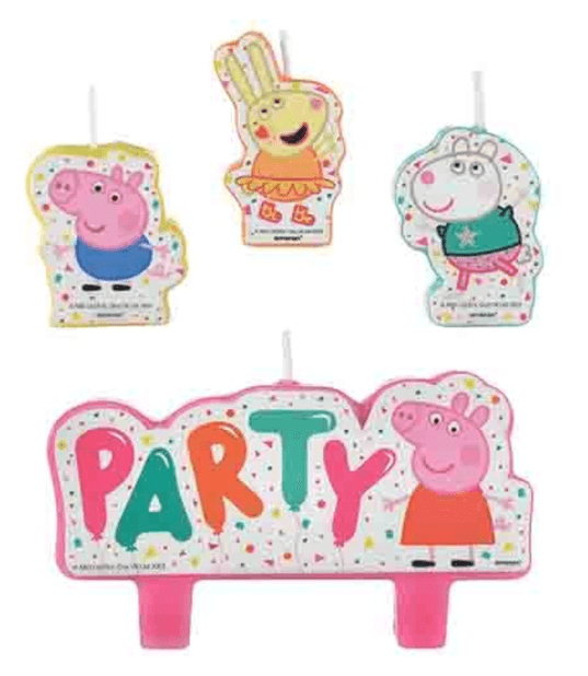 Peppa Pig Birthday Candle Set Amscan