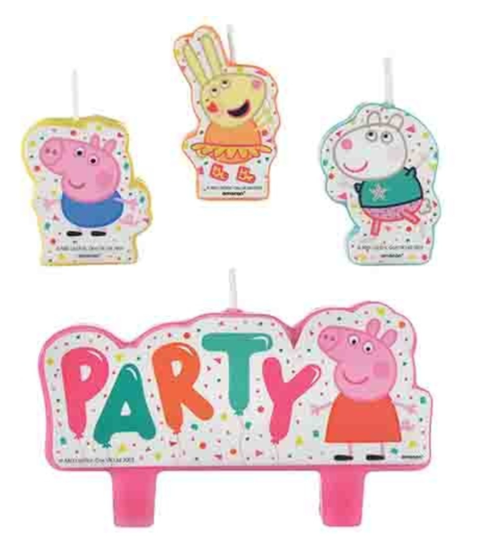 Peppa Pig Birthday Candle Set