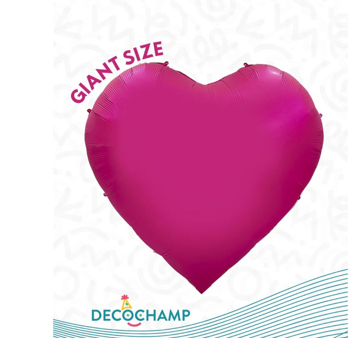 DecoHeart Red Balloon 68" decochamp