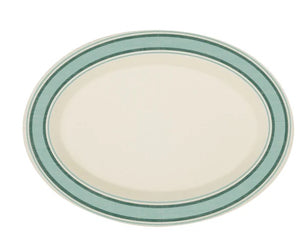 FRESH GREENS BAMBOO MELAMINE SERVING PLATTER | 1CT