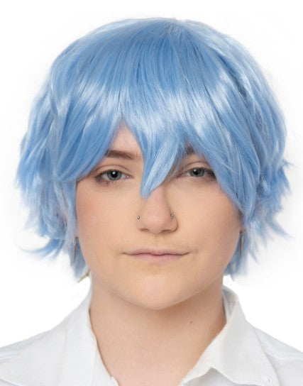 Anime Blue wave wig Karnival