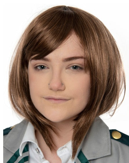 Anime brown school girl wig Karnival