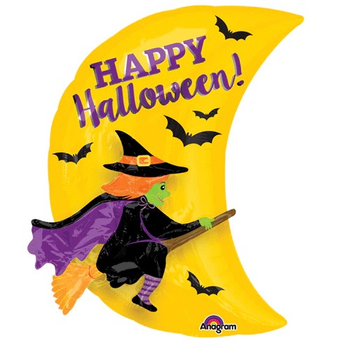 Witch mylar balloon Anagram
