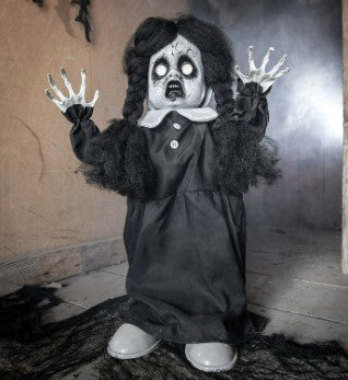 3 ft. Standing Animated Black & White Doll Morris Costumes