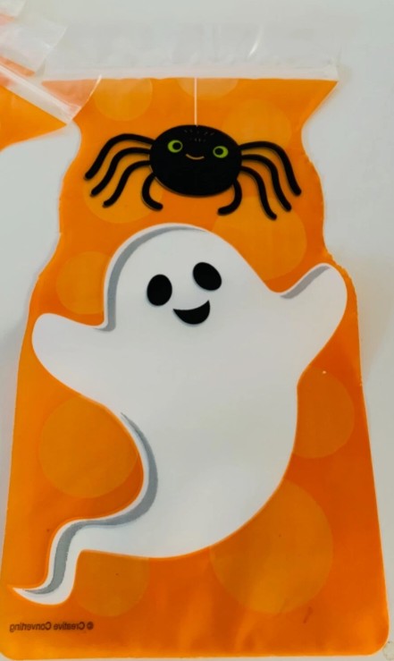 Spiders & Ghosts Zippered Treaf Bags Creative Converting