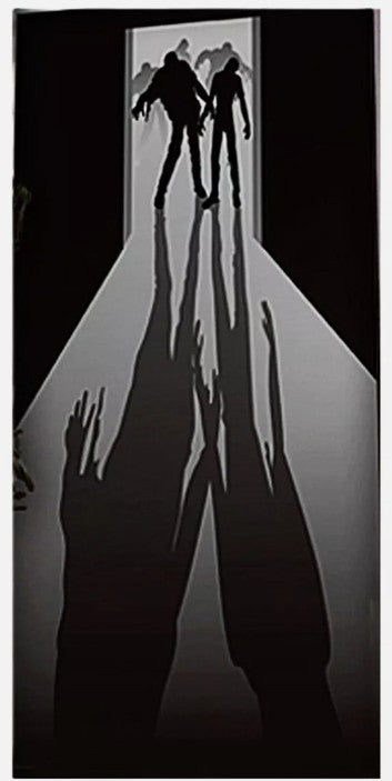 Walking dead zombie door cover USA Party Store