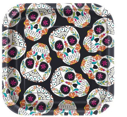 7 In. Day Of The Dead (10 ct.) Unique