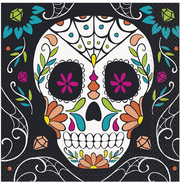 Day Of The Dead Lunch Napkins Unique