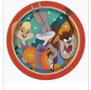 Space Jam Round Dessert Plates - 7" 8 Ct Unique