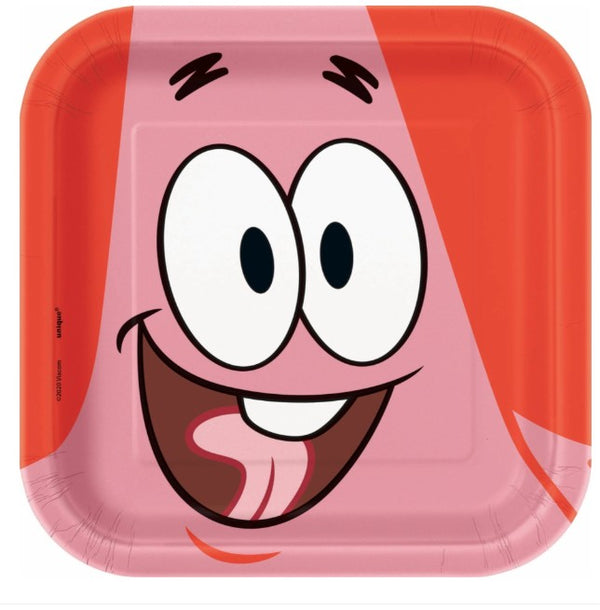 SpongeBob SquarePants Small Square Dessert Paper Plates Unique