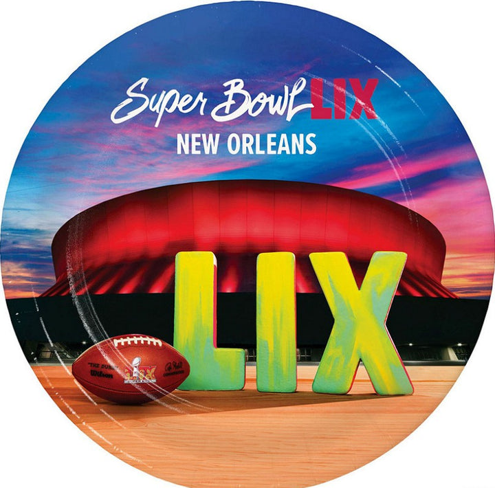 Super Bowl LIX 9in plate Fun Express