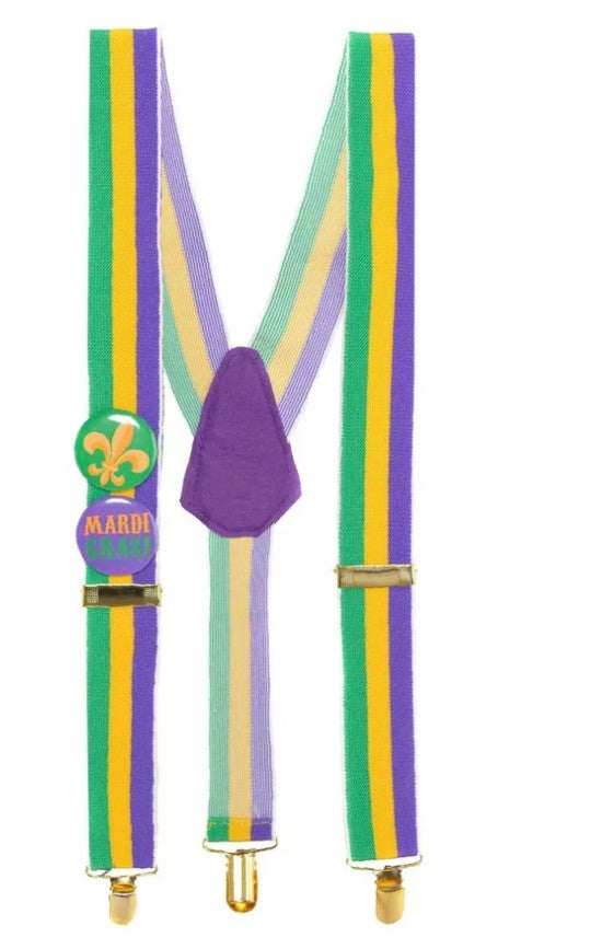 Mardi Gras Suspenders Amscan