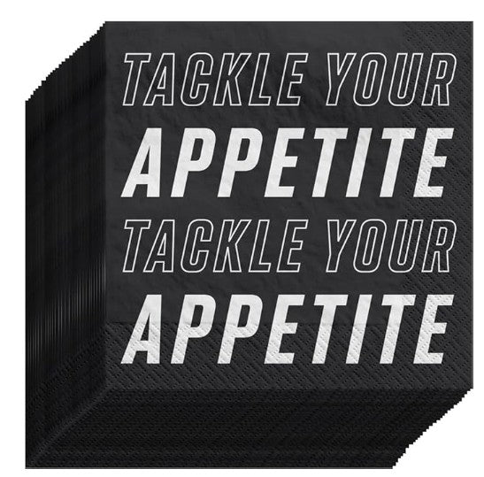 Tackle Your Appetite Lunch Napkin Amscan