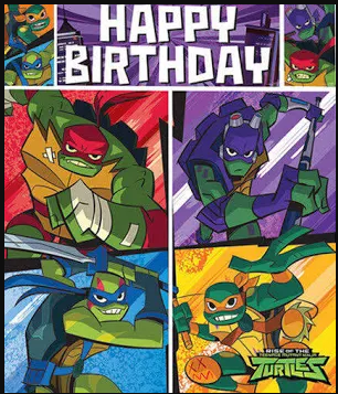 Teenage Mutant Ninja Turtles Birthday Scene Setter with Photo Props Amscan