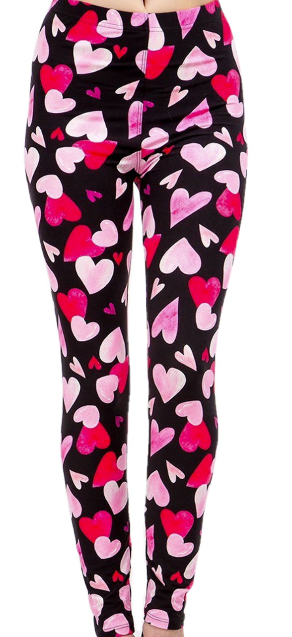 Valentine's Day Printed Legging - Small USA Party Store